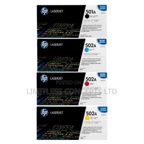 Original HP Toner Cartridges, Genuine Sealed Box All Models