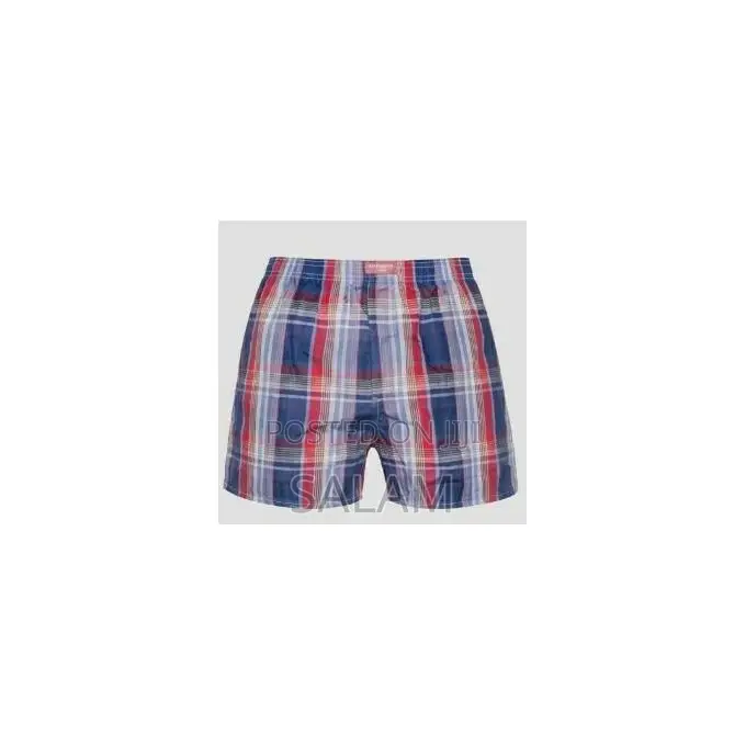 3 Pack Men’s Boxers, Comfortable & Breathable Checkered Underwear