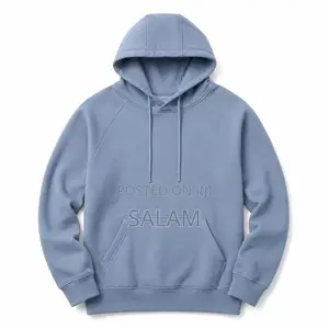 Unisex Jumper With a Hoodie - Slate Blue