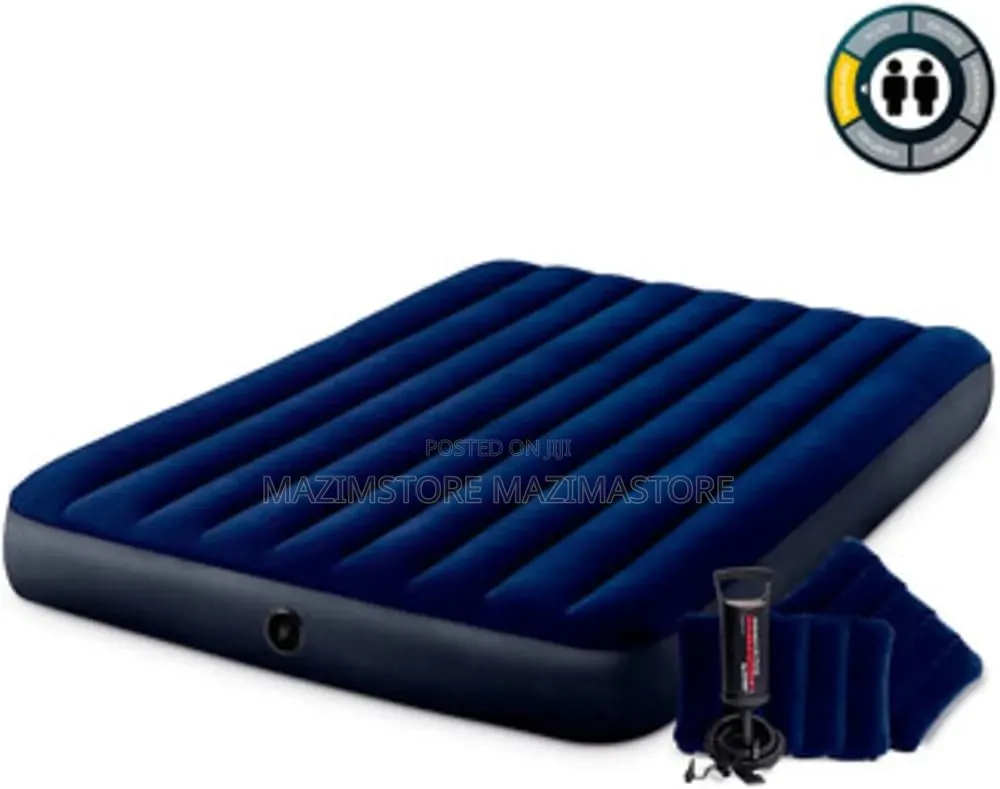 5*6 Dura-Beam Standard Downy Easy Comfort Air Mattress With Pillows
