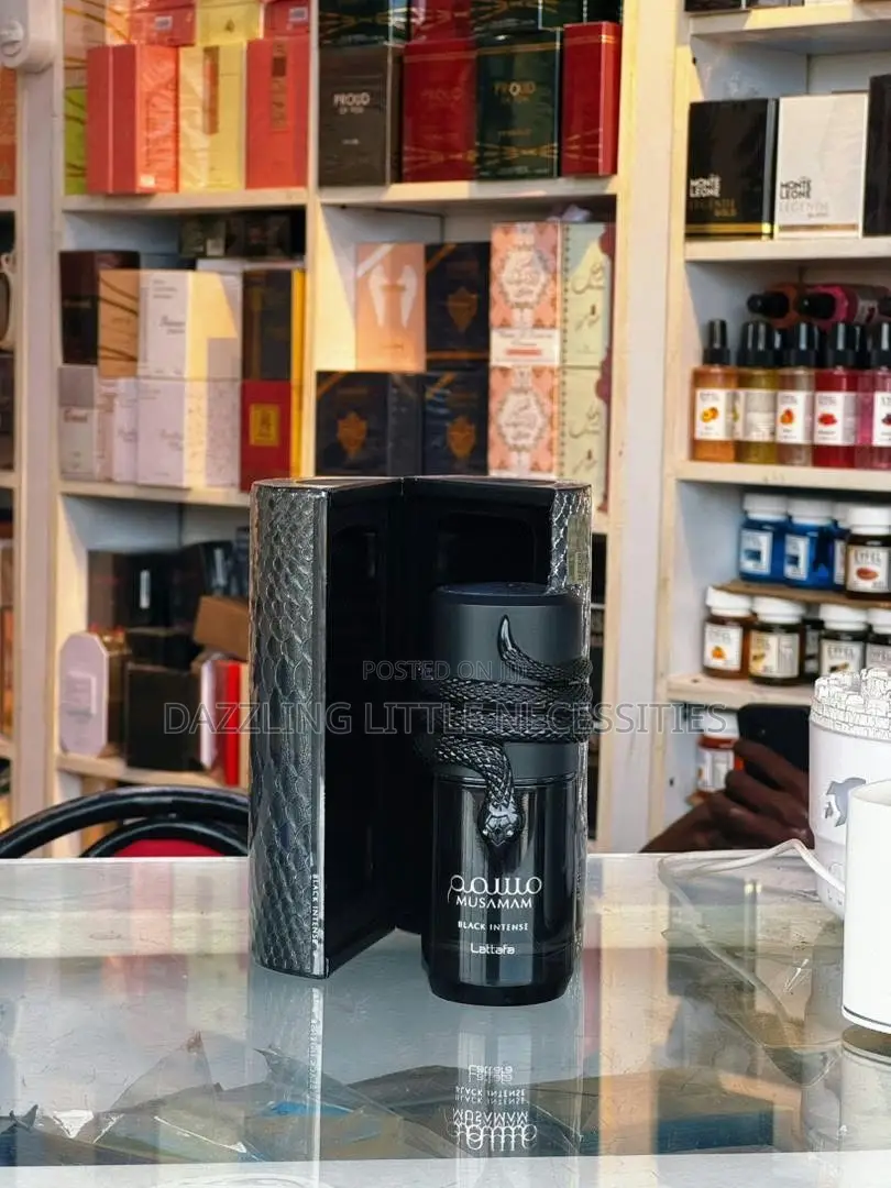 Musaam Black Intense Perfume by Lattafa - 100mls