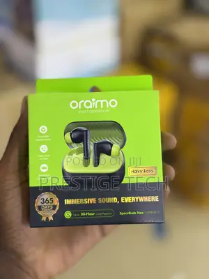 Oraimo SpaceBuds Neo Wireless Earbuds, Dynamic Driver, Space Buds Neo