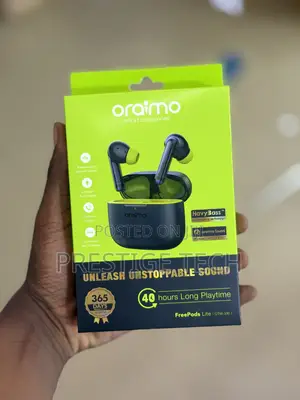 Oraimo FreePods Lite ENC Wireless Earbuds, 40 Hours, Water Proof