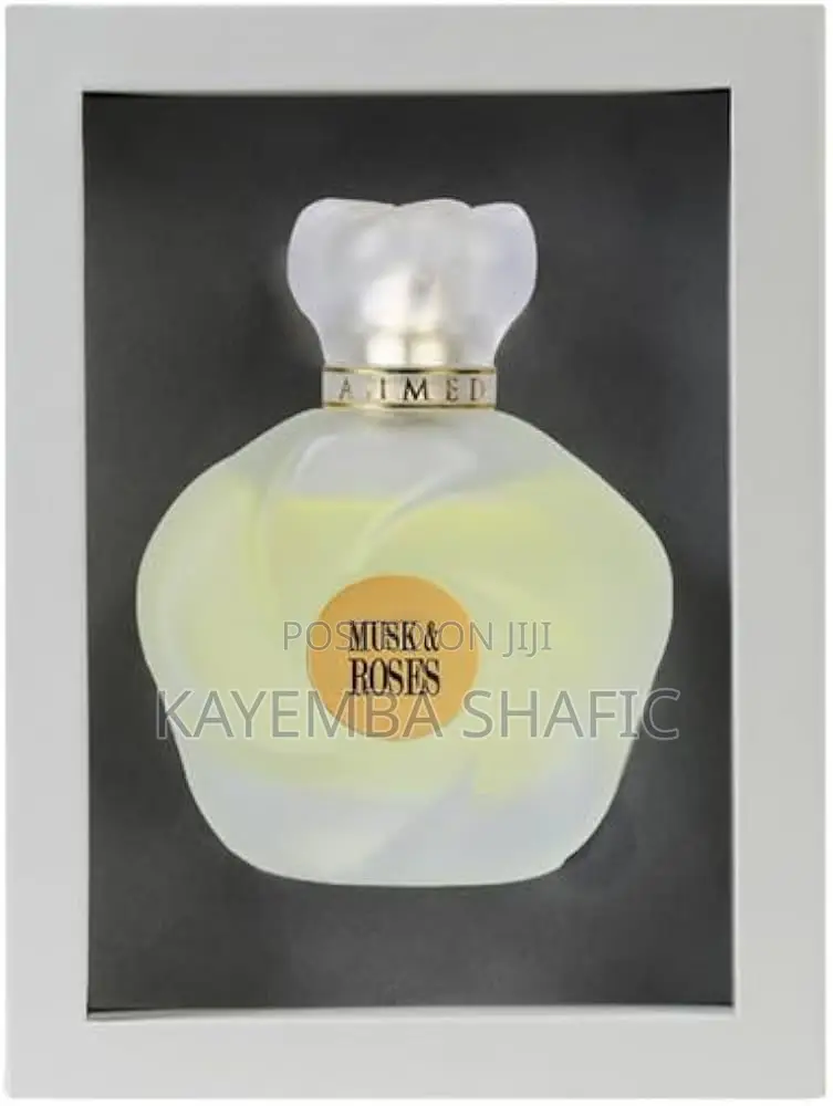 Ahmed Al Maghribi Musk & Roses Eau De Parfum 75ml Long Lasting Scent