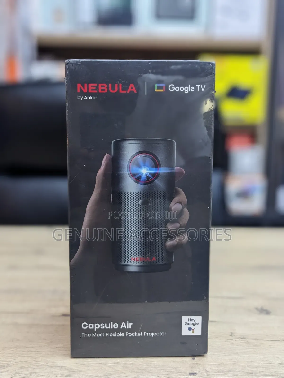 Nebula Capsule Air Google TV Smart Mini Projector With Wifi, 4hrs