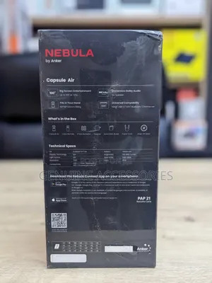 Nebula Capsule Air Google TV Smart Mini Projector With Wifi, 4hrs