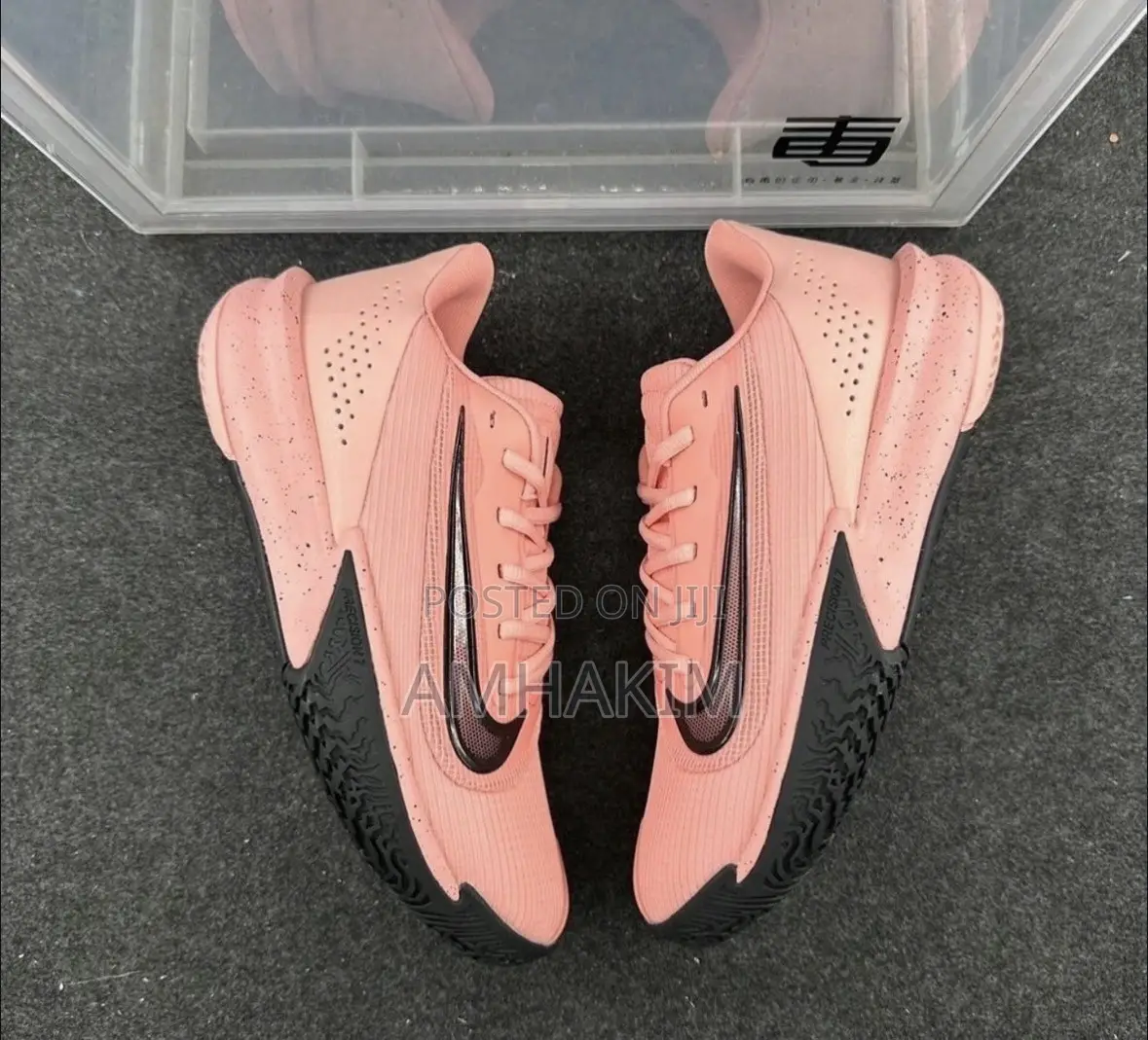 New Nike Precision 7 Peach Basket Ball Shoes in Stock