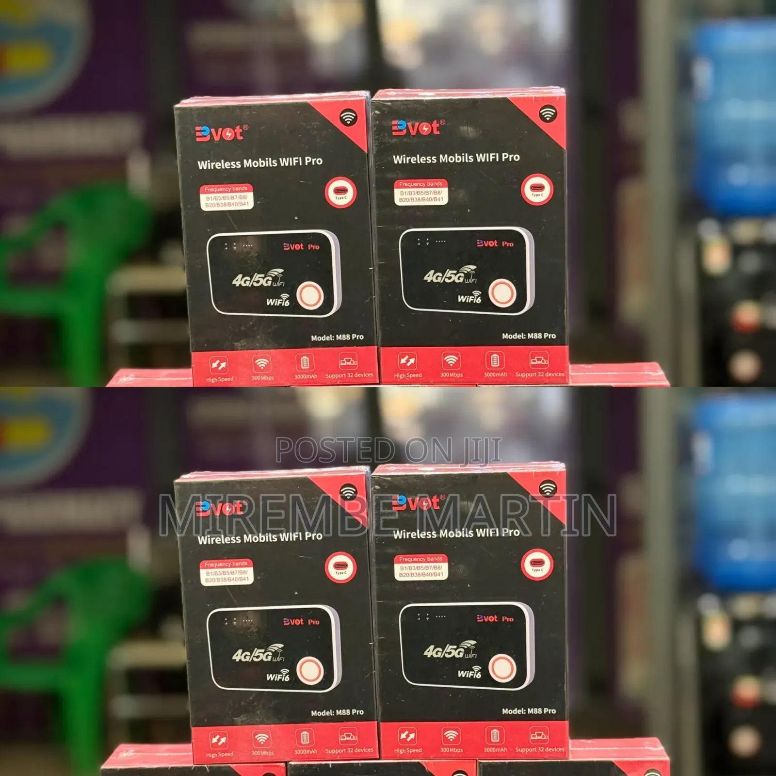 BVOT M88 Pro Wireless 4g/5g WiFi 6 MiFi Device