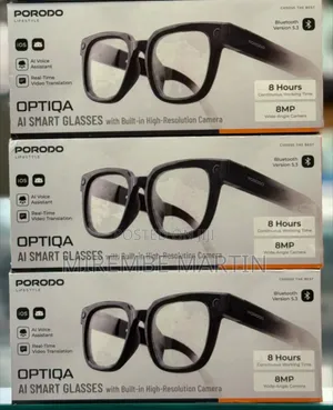 Porodo OptiQ AI Smart Glasses With a Built-in High-Resolution Camera