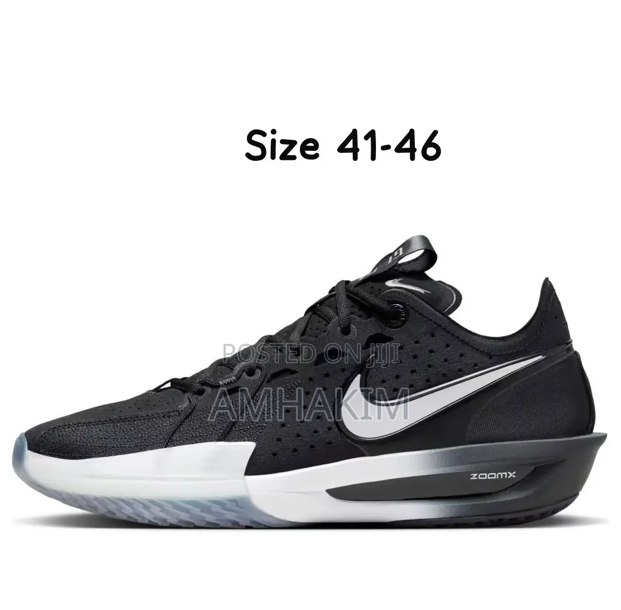 New Nike Air Zoom G.T. Cut 3 BLCK Fade Basket Ball Shoes in Stock