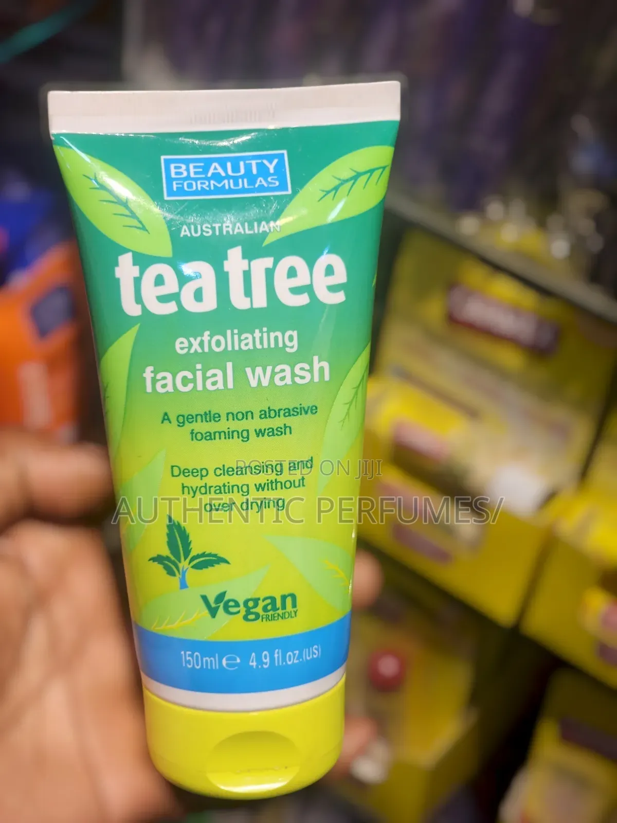 Beauty Formulas Tea Tree Exfoliating Facial Wash 150ml