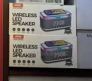 • MDHL Wireless LED Speaker & 15W Fast Charger Desktop Multi Station