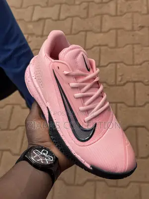 Pink Nike Precision 7 Basketball Shoes