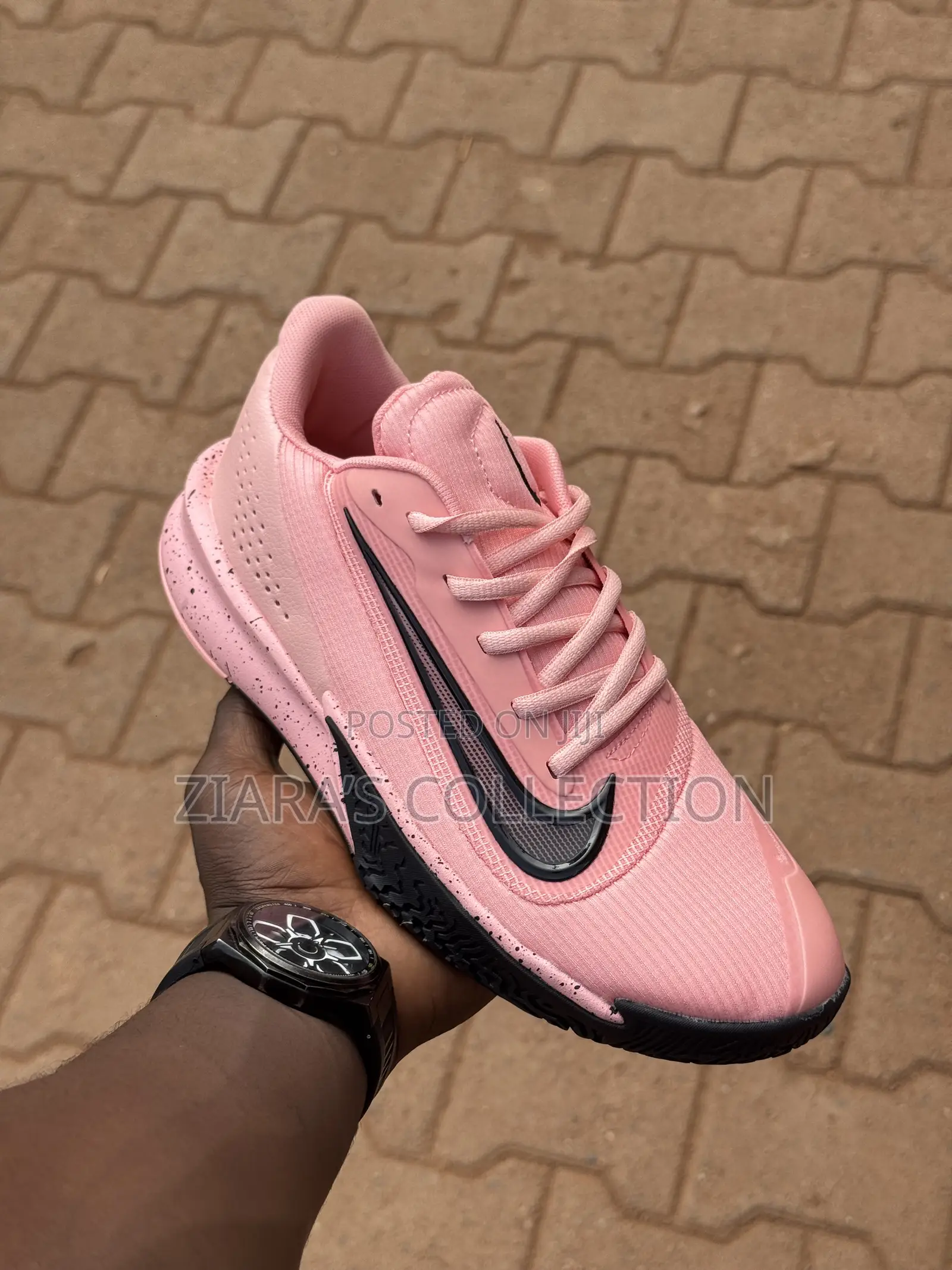 Pink Nike Precision 7 Basketball Shoes