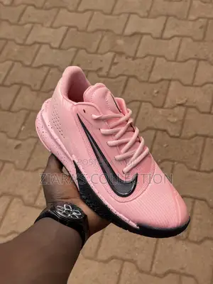 Pink Nike Precision 7 Basketball Shoes