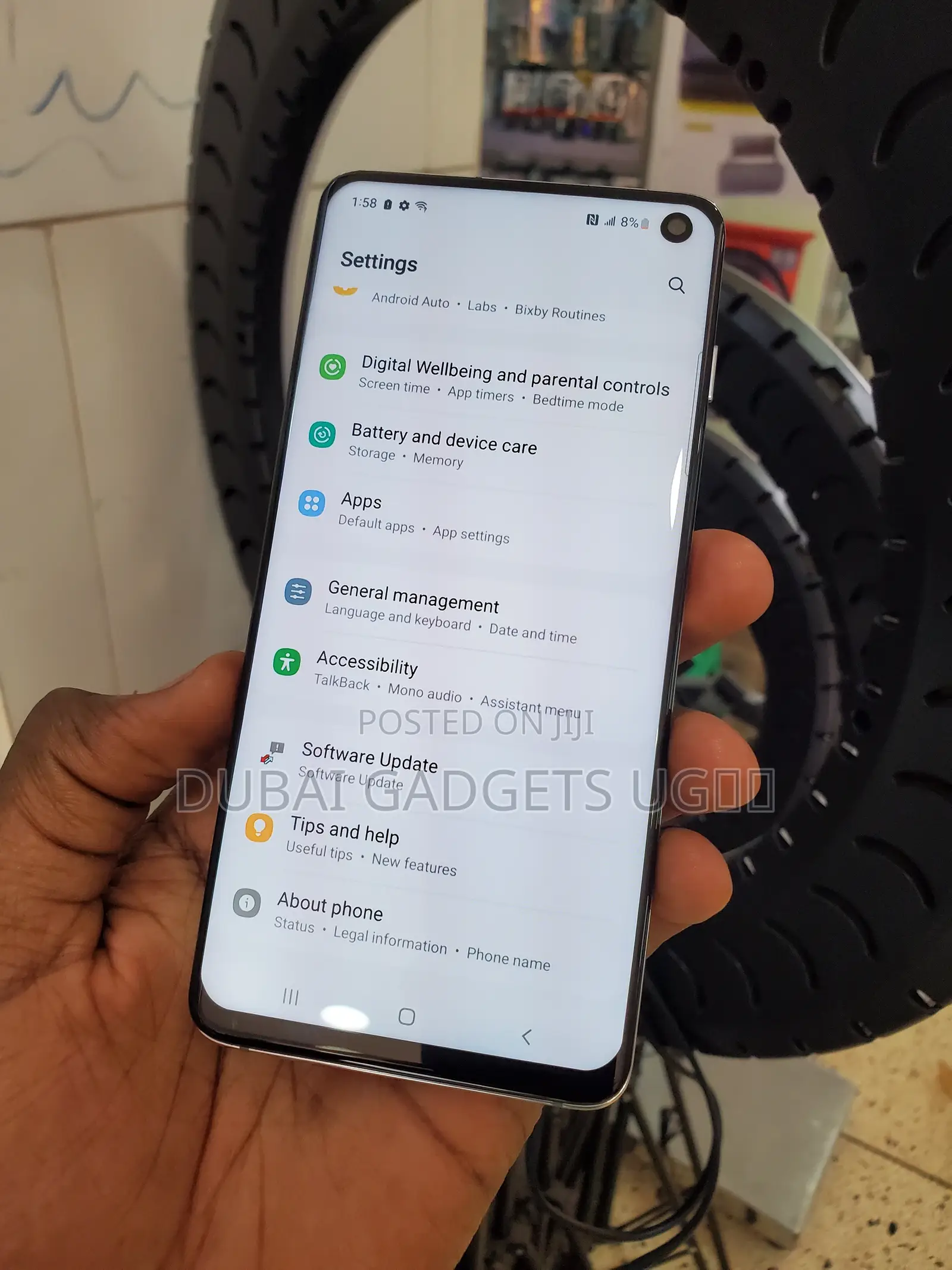 New Samsung Galaxy S10 128 GB Blue