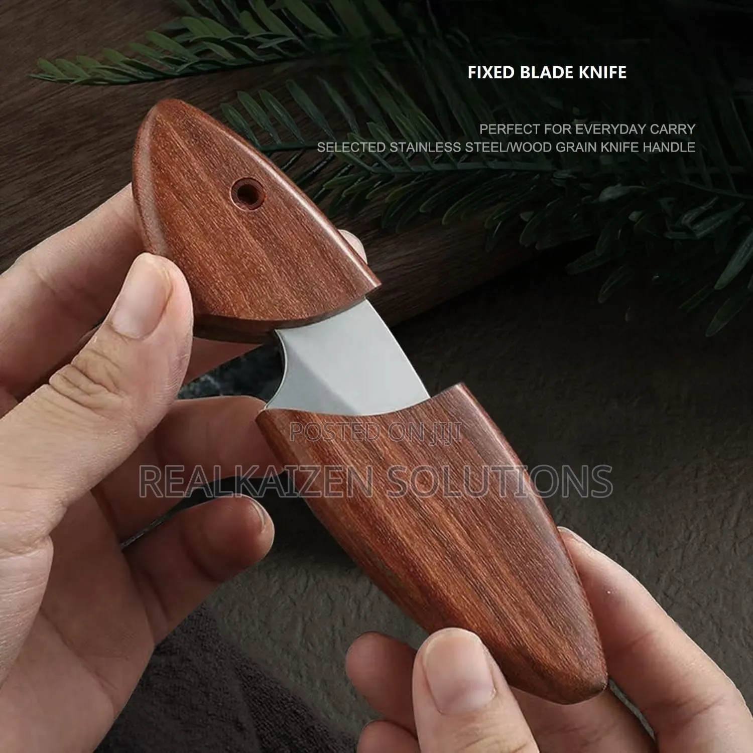 Machado Leaf Shape Mini Stainless Steel Pocket Knife With Sheath