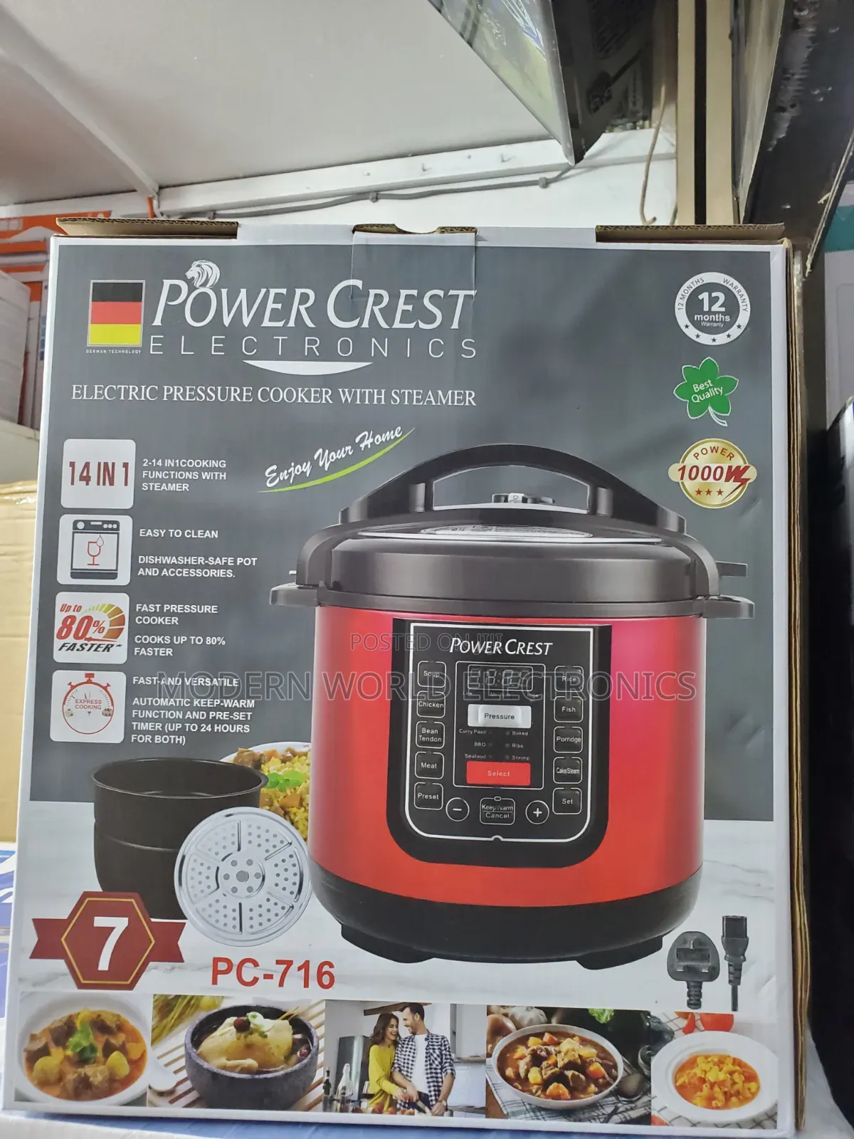 Power Crest Pressure Cooker