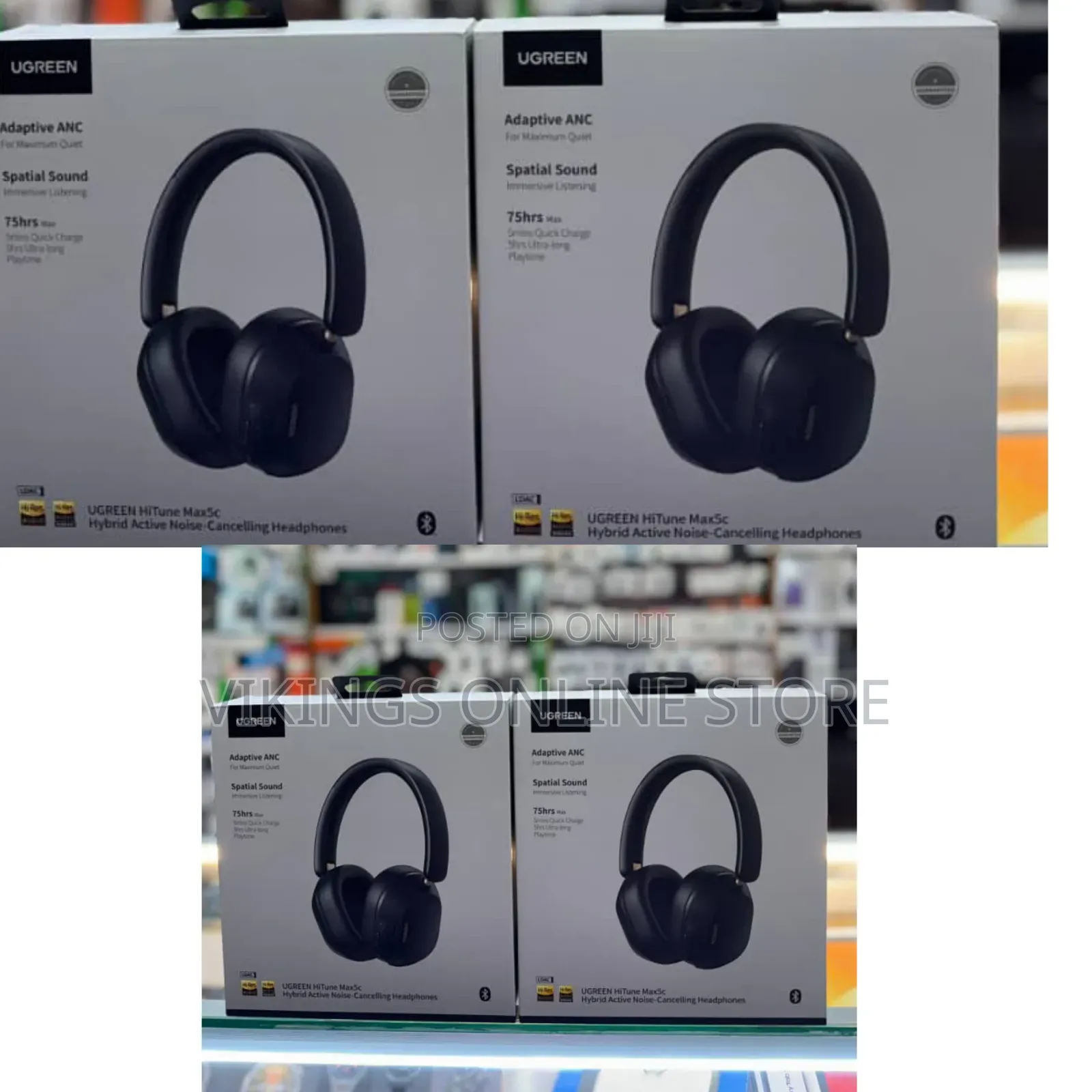 The UGREEN HiTune Max5c Hybrid Active Noise-Cancelling Headphones