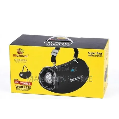 BoomBest LN-726BT, a Portable Wireless Bluetooth Super-Bass Speaker.