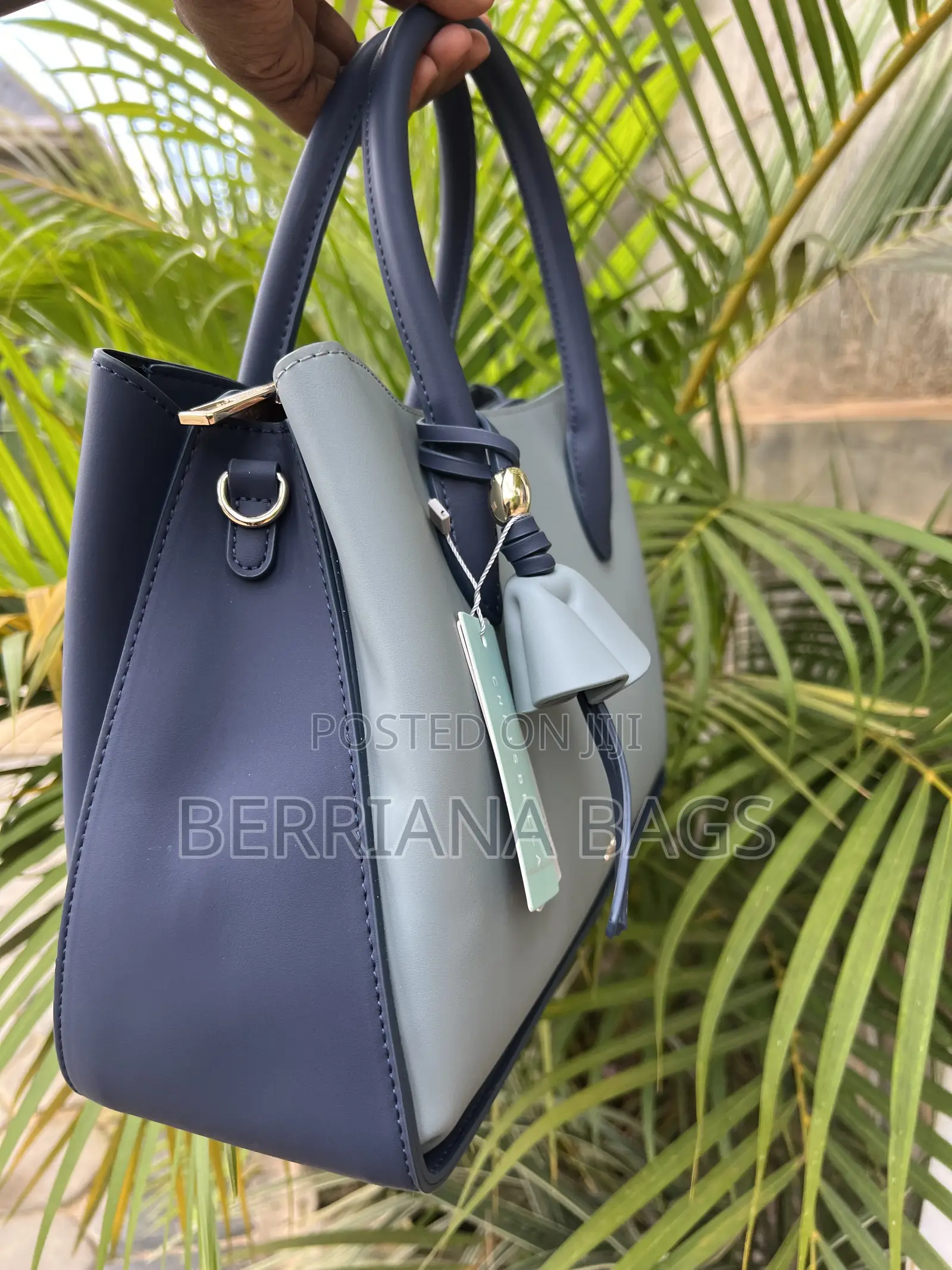 Sky and Royal Blue Chrisbella Handbag