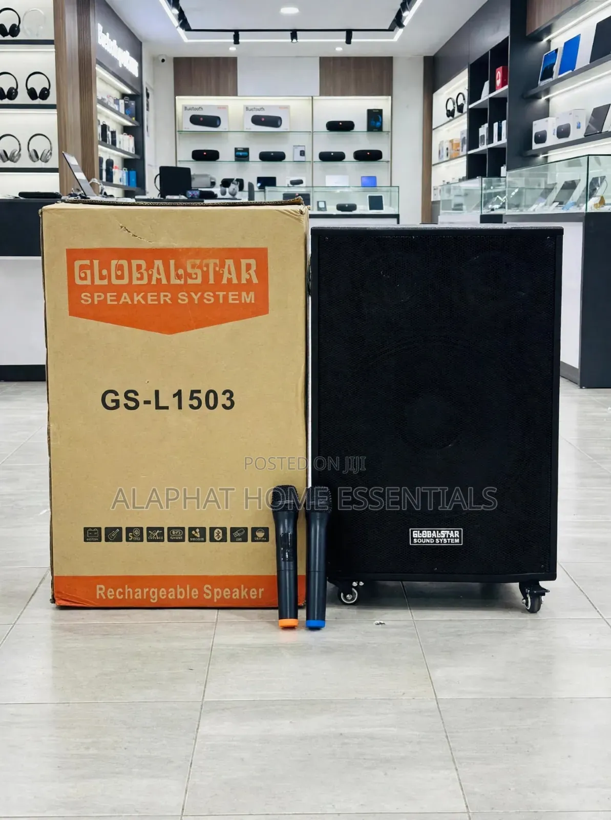 Globalstar GS-L1503 Rechargeable Portable Loud Speaker System