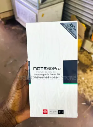 New Infinix Note 60 Pro 256 GB Silver