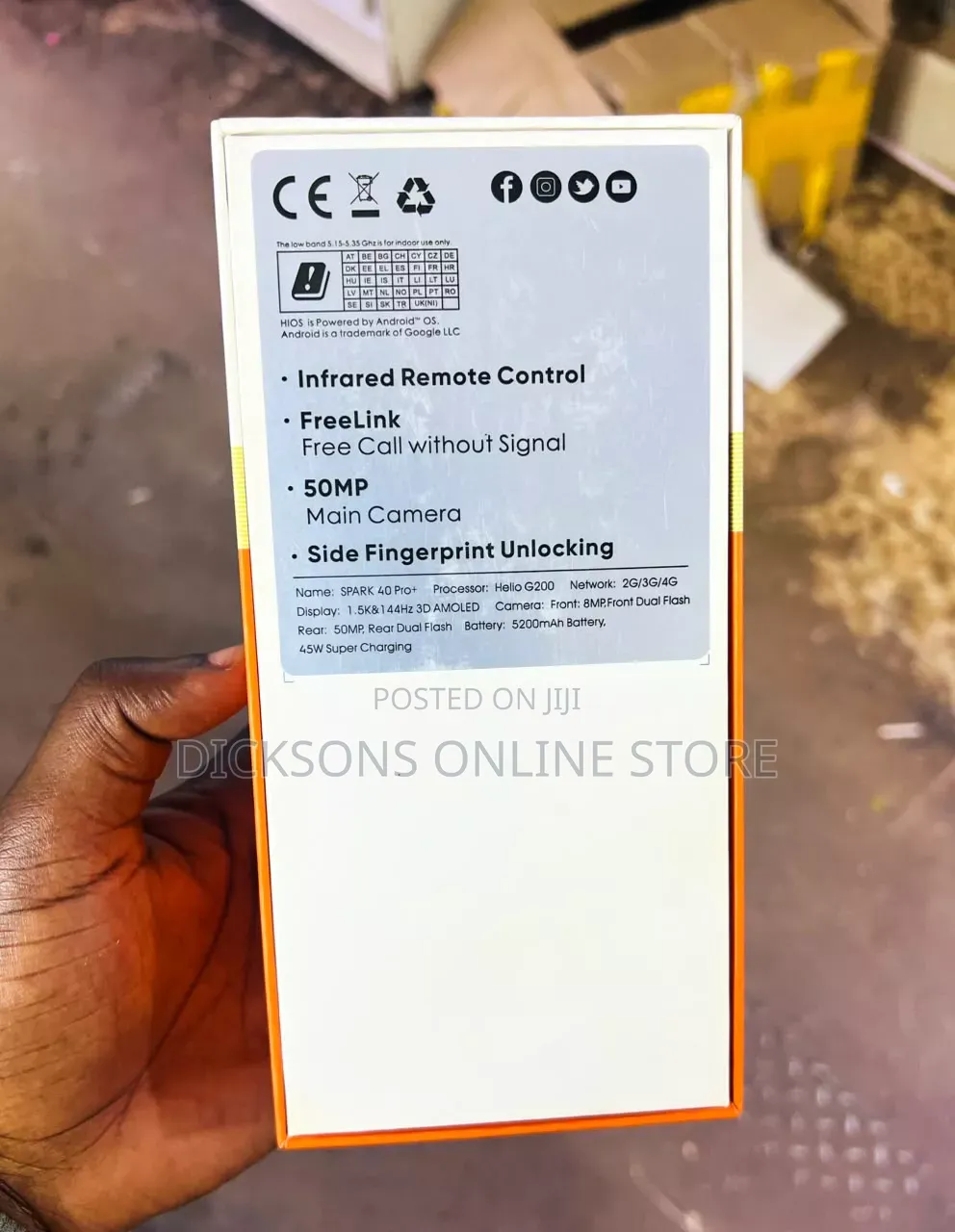 New Tecno Spark 40 Pro+ 256 GB Gray