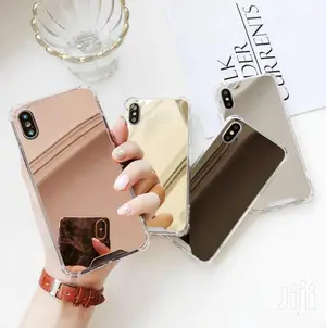 Luxury Mirror iPhone X XS Flexible Case Cover Rose Gold
