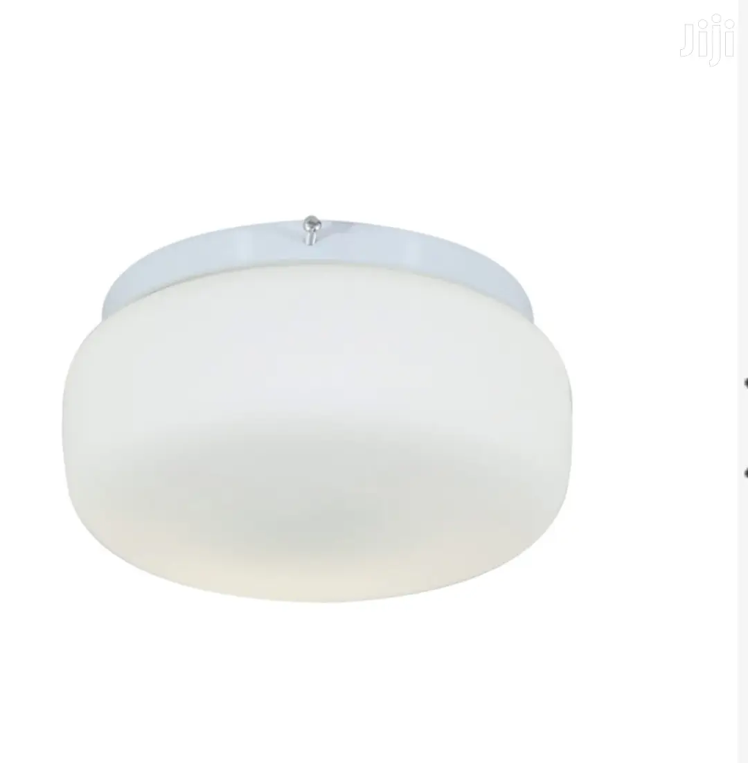 Eurolux Round Cheese Fitting Opal Glass Ceiling Light 60W