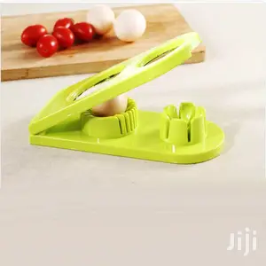 Home Hand-held Stainless 2 Way Egg Cutter And Slicer