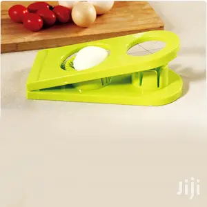 Home Hand-held Stainless 2 Way Egg Cutter And Slicer