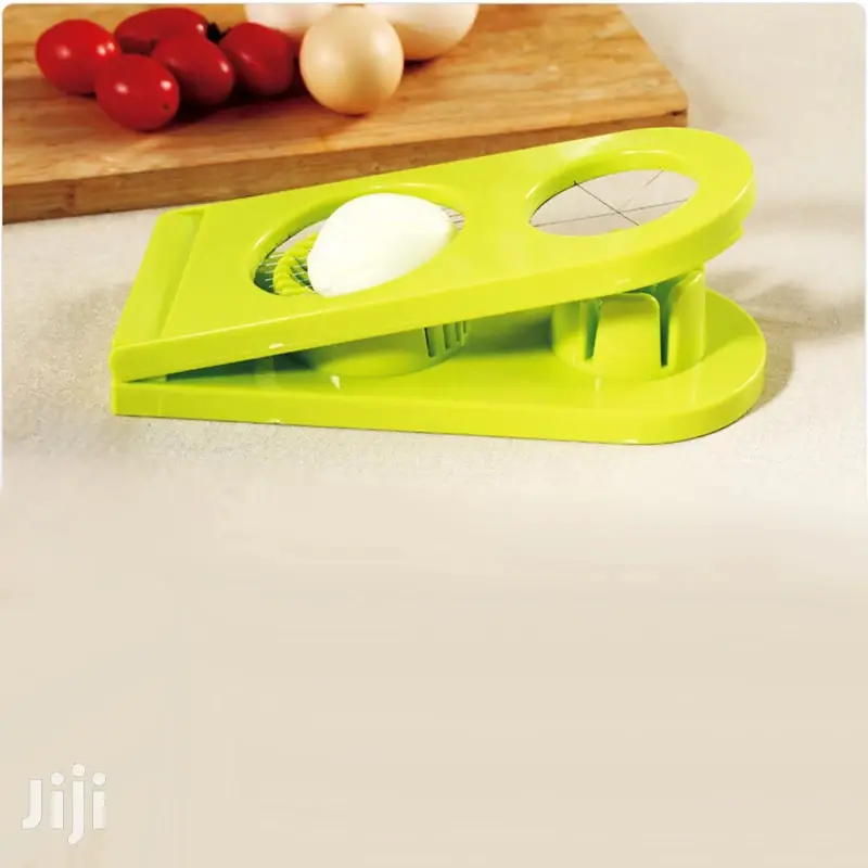 Home Hand-held Stainless 2 Way Egg Cutter And Slicer