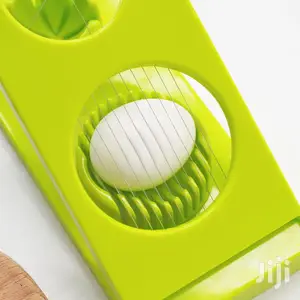Home Hand-held Stainless 2 Way Egg Cutter And Slicer