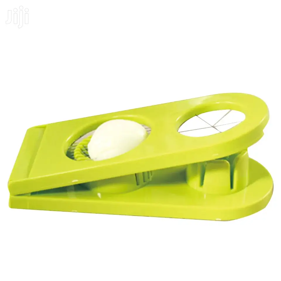 Home Hand-held Stainless 2 Way Egg Cutter And Slicer