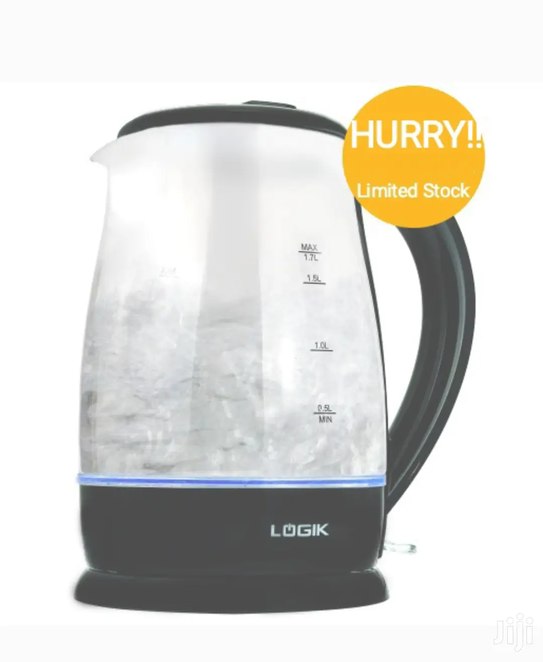 Logik 1.7L Glass Kettle 2200W