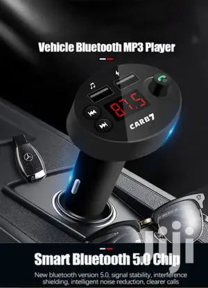 Double Usb Car Bluetooth Mp3 Player Fm Transmitter