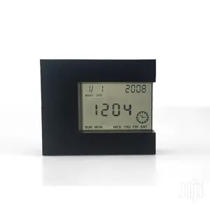 Japan Transparent Digital Calendar Temperature Alarm Clock