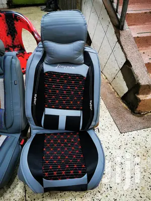 Gray Black Seat Covers
