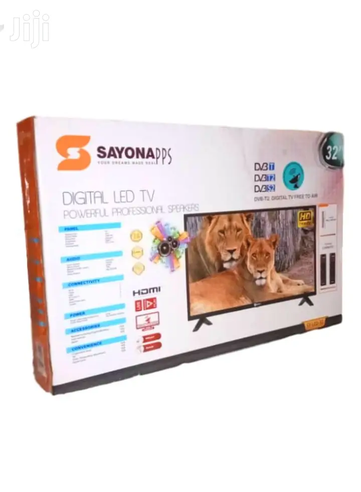 Sayonna Free To Air Satellite TV 32 Inches