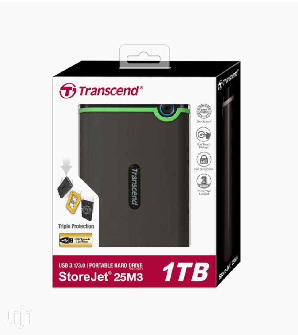 1 Terabyte Transcend External Hard Disk in Kampala Computer Hardware, Jeff Jeff Jiji.ug