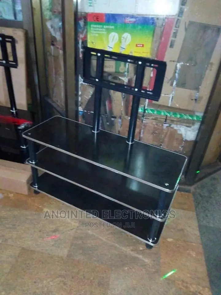 Tv Stand Wooden Black