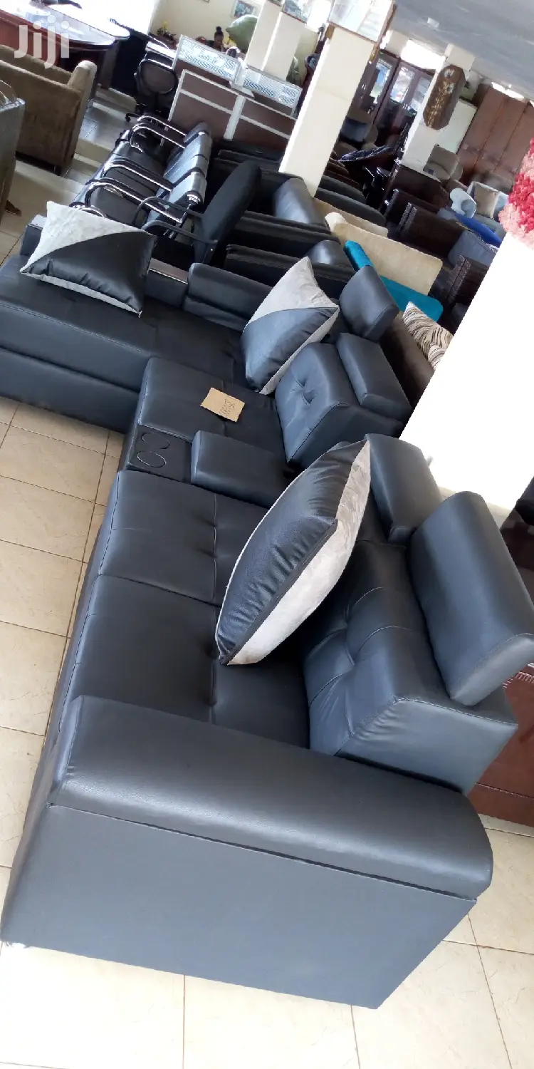 Leather Sofa Set L Shape Brand New