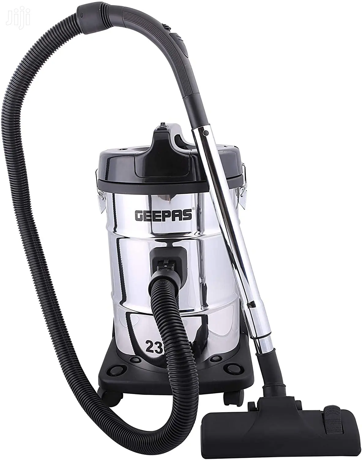 Geepas 23L Stainless Steel 2 in 1 Vacuum Cleaner 2300W