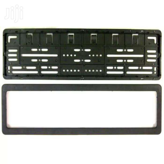 Black Number Plate Holder Benz