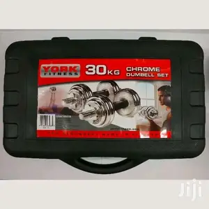 A Set Of 30kgs Adjustable Dumbbells
