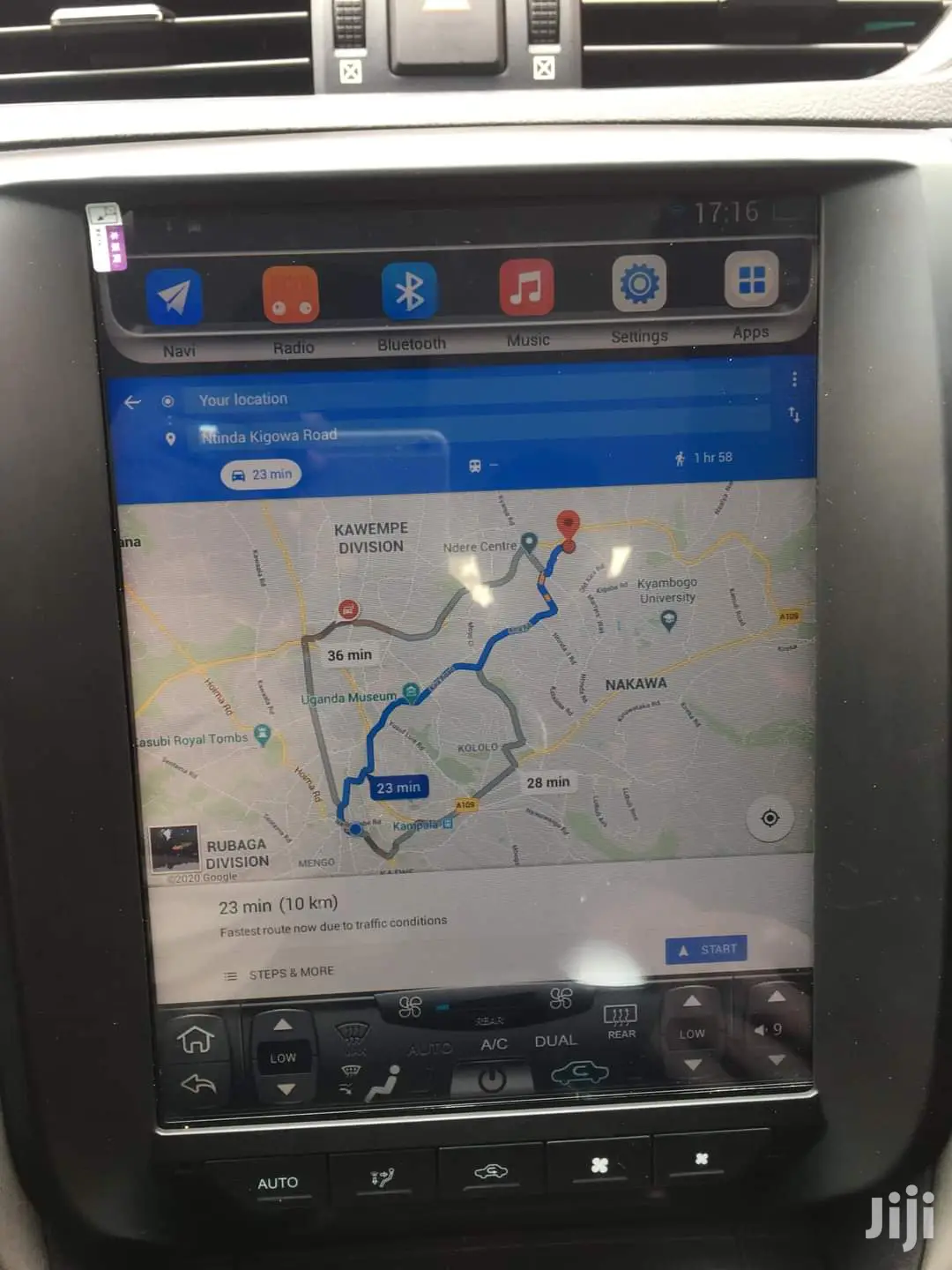 Mark X Tesla Vertical Car Radio Android 2010