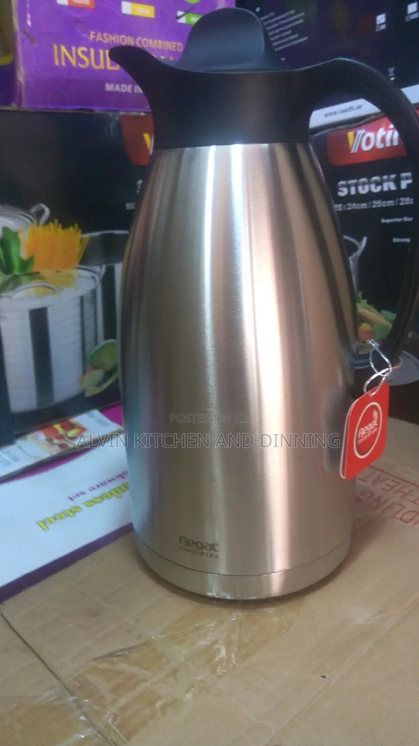 Thermal Carafe Vacuum Jug Insulation Pot Flask 3ltr