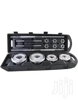 50kgs York Chrome Adjustable Dumbbells