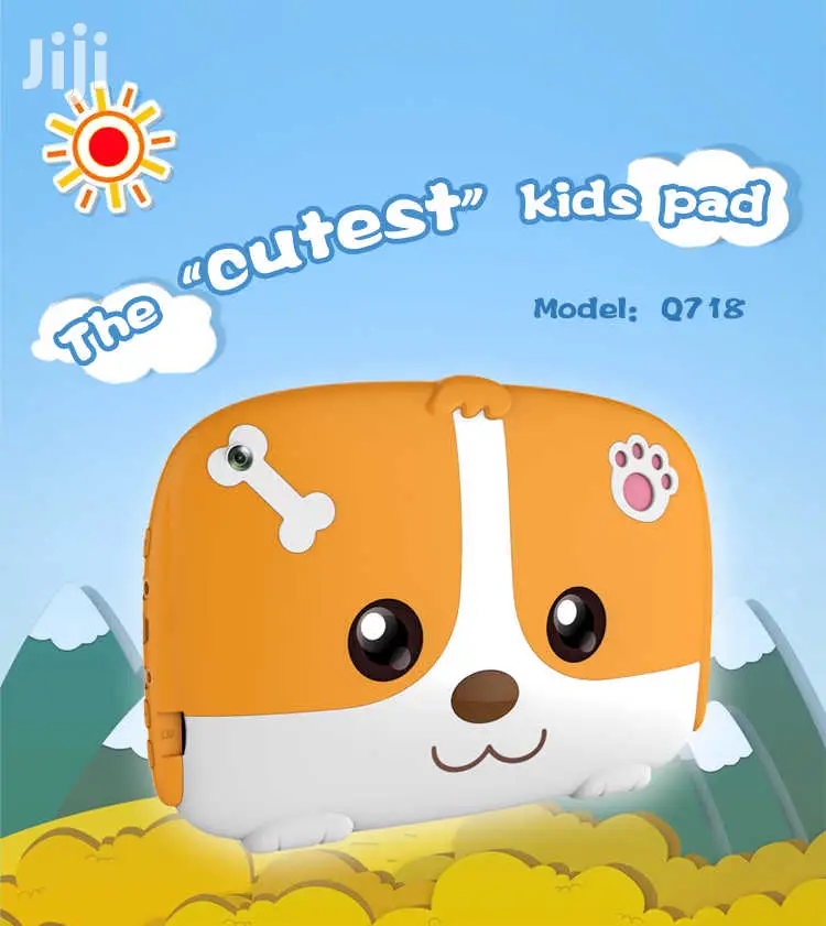 Puppy Design 7 Inches Children Kid HD Wi-fi Tablet